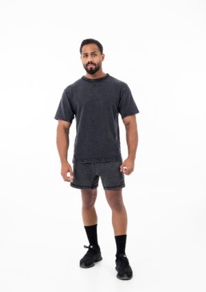 T-Shirt – Acid Wash Effect - Black