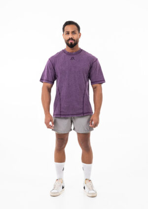 T-Shirt – Acid Wash Effect - Purple