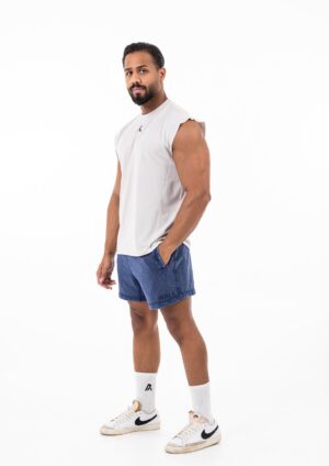 T-Shirt – Sleeveless - Light Grey Melange